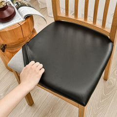1PC PU Leather Seat Covers For Dining Room Chairs Waterproof