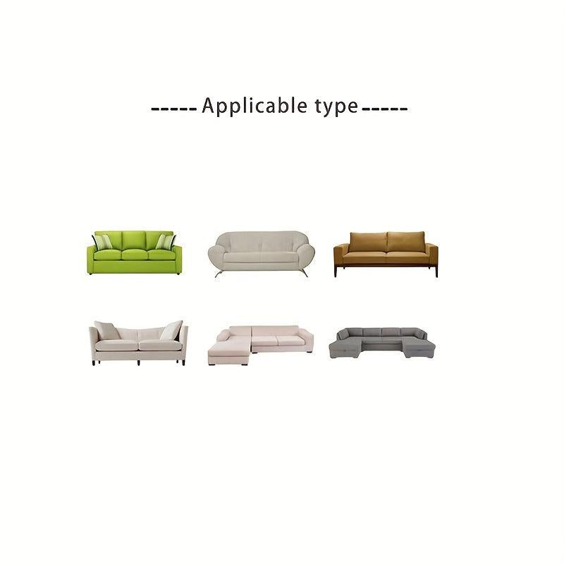 Velvet Sofa Slipcover Smooth Stretch Sofa Cover for Living Room Office Home