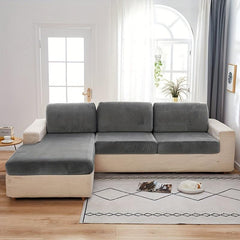 Velvet Sofa Slipcover Smooth Stretch Sofa Cover for Living Room Office Home