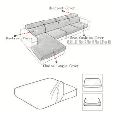 Washable Jacquard Sofa Slipcover Elastic Fitted Sofa Covers