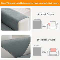 Chenille Sofa Slipcover Non-Slip Washable Cover for Living Room