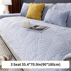 Short Plush Sofa Slipcover Warm and Thick Four Seasons General Furniture Protect
