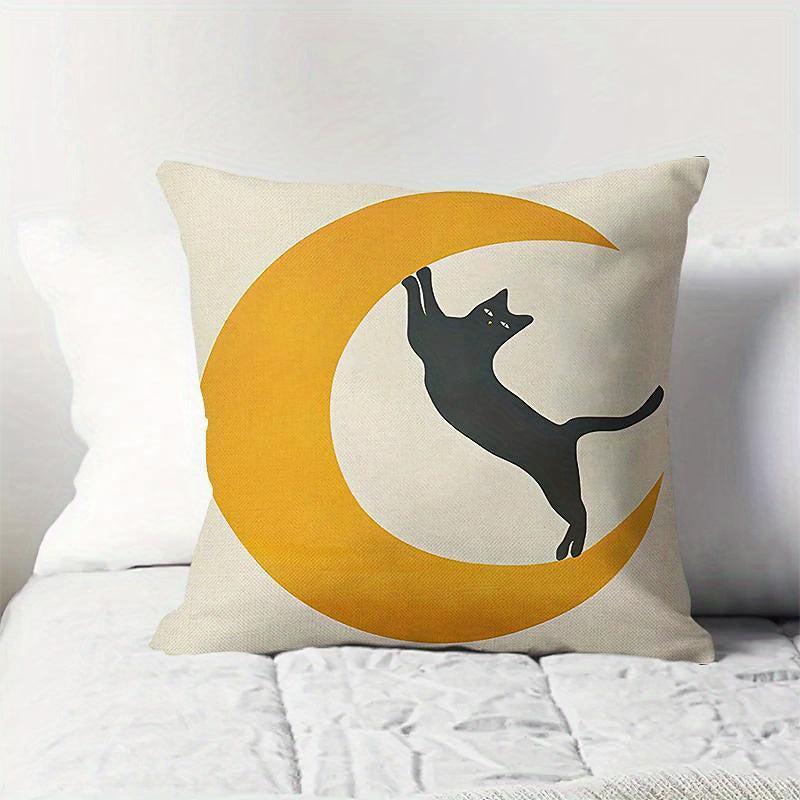 Boho Linen Blend Abstract Sense Car Pillow Cover 17 71i