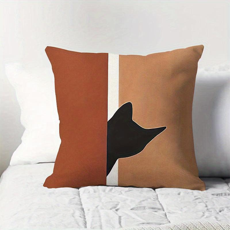 Boho Linen Blend Abstract Sense Car Pillow Cover 17 71i