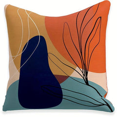Boho Linen Blend Abstract Sense Car Pillow Cover 17 71i