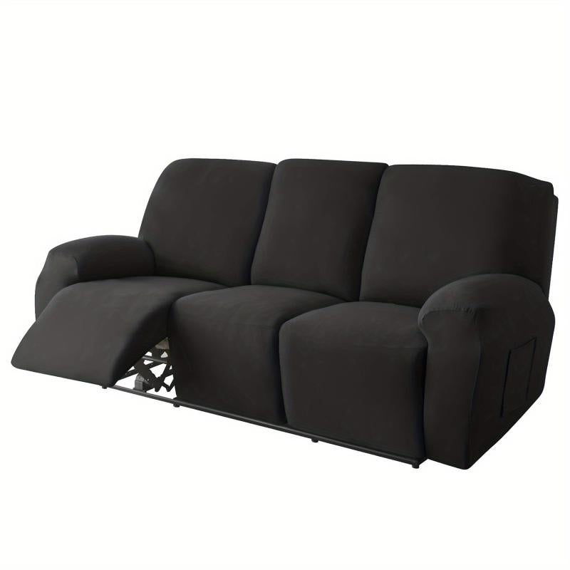 Velvet Sofa Slipcover 8pcs Machine Washable