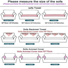 Vintage Geometric Jacquard Sofa Cover Chenille Soft Sectional Couch Cover