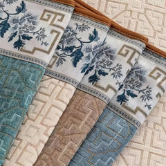 Vintage Geometric Jacquard Sofa Cover Chenille Soft Sectional Couch Cover