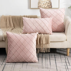 1pc Velvet Throw Pillow Covers Printed Throw Pillowcase