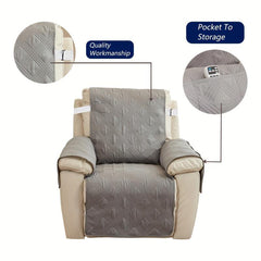 Recliner Sofa Cover With Pocket Anti-dirt Pet Sofa Cover