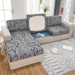 Polyester Printed Sofa Slipcover Stretch Sofa Cover Furniture Protector