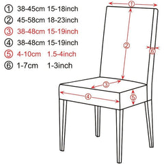 Velvet Dining Chair Slipcovers Stretch Chair Covers Solid Chair Protector