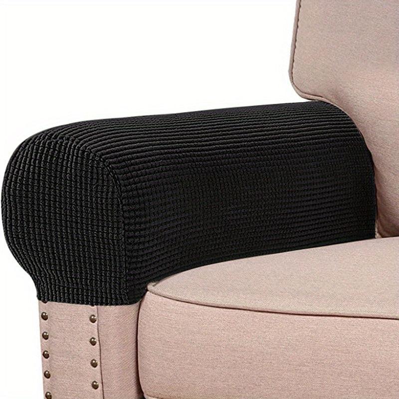 2pcs Spandex Armchair Slipcovers Stretch Armrest Covers for Chairs