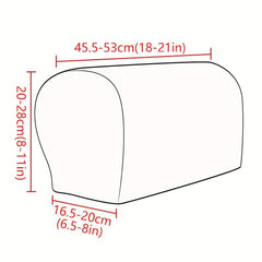 2pcs Spandex Armchair Slipcovers Stretch Armrest Covers for Chairs