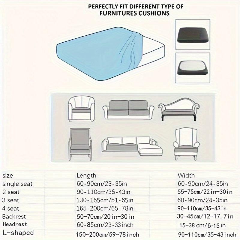 Hexagram Pattern Sofa Slipcover Stretch Sofa Cover Universal Couch Cover