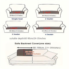 Hexagram Pattern Sofa Slipcover Stretch Sofa Cover Universal Couch Cover