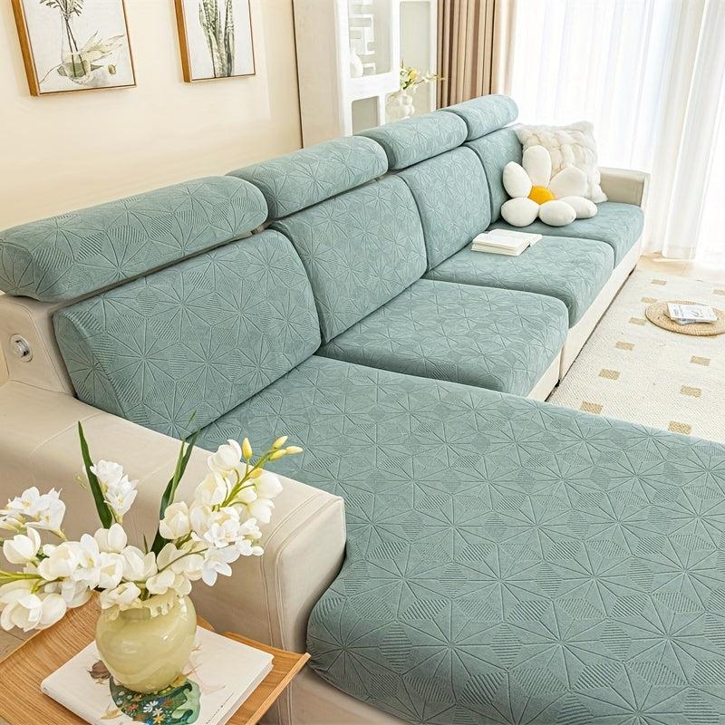 Hexagram Pattern Sofa Slipcover Stretch Sofa Cover Universal Couch Cover