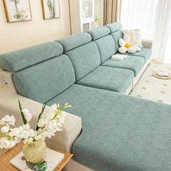 Hexagram Pattern Sofa Slipcover Stretch Sofa Cover Universal Couch Cover