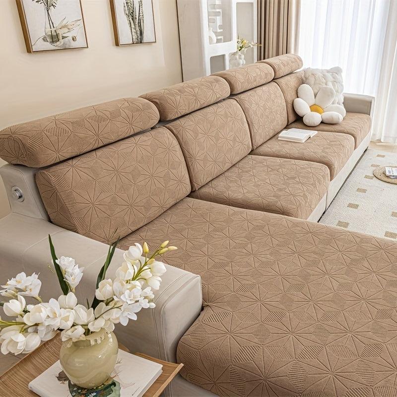 Hexagram Pattern Sofa Slipcover Stretch Sofa Cover Universal Couch Cover