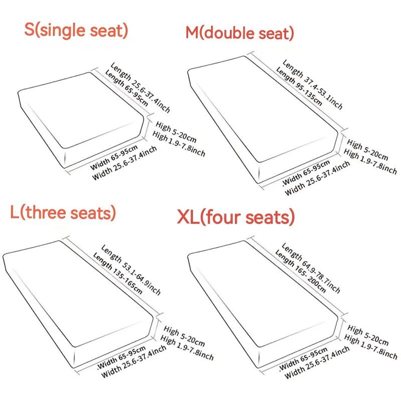 Polar Fleece Stretch Sofa Slipcover Sectionalized Protective Couch Cover
