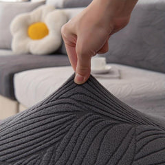 Polar Fleece Stretch Sofa Slipcover Sectionalized Protective Couch Cover