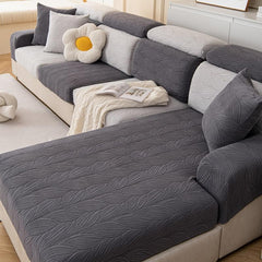 Polar Fleece Stretch Sofa Slipcover Sectionalized Protective Couch Cover