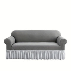 Polar Fleece Sofa Slipcover Plush Couch Cover