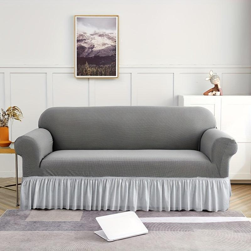 Polar Fleece Sofa Slipcover Plush Couch Cover