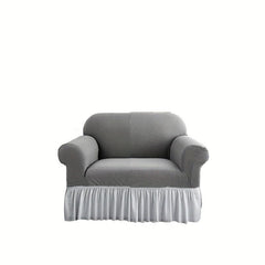 Polar Fleece Sofa Slipcover Plush Couch Cover