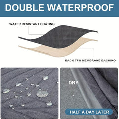 Waterproof Chair Covers for Dining Room, Stretch Jacquard Slipcovers