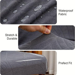 Waterproof Chair Covers for Dining Room, Stretch Jacquard Slipcovers