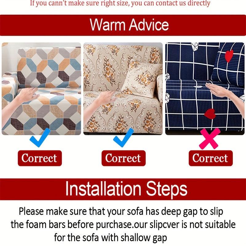 Milk Fiber Sofa Slipcover for Home Decor and Furniture Protection