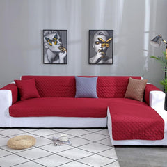 Waterproof Sofa Slipcover Reversible L-shaped Sofa Cover