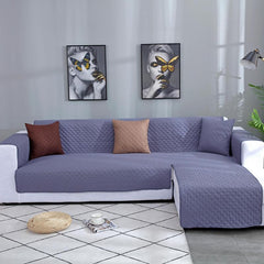 Waterproof Sofa Slipcover Reversible L-shaped Sofa Cover