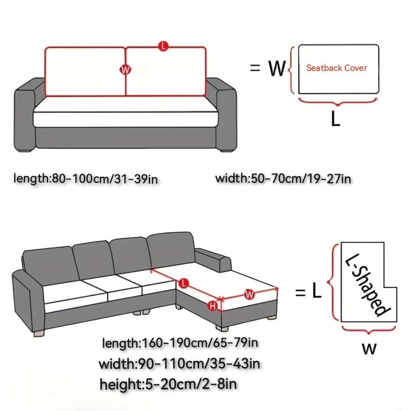 Jacquard Non-slip Sofa Slipcover Furniture Protector