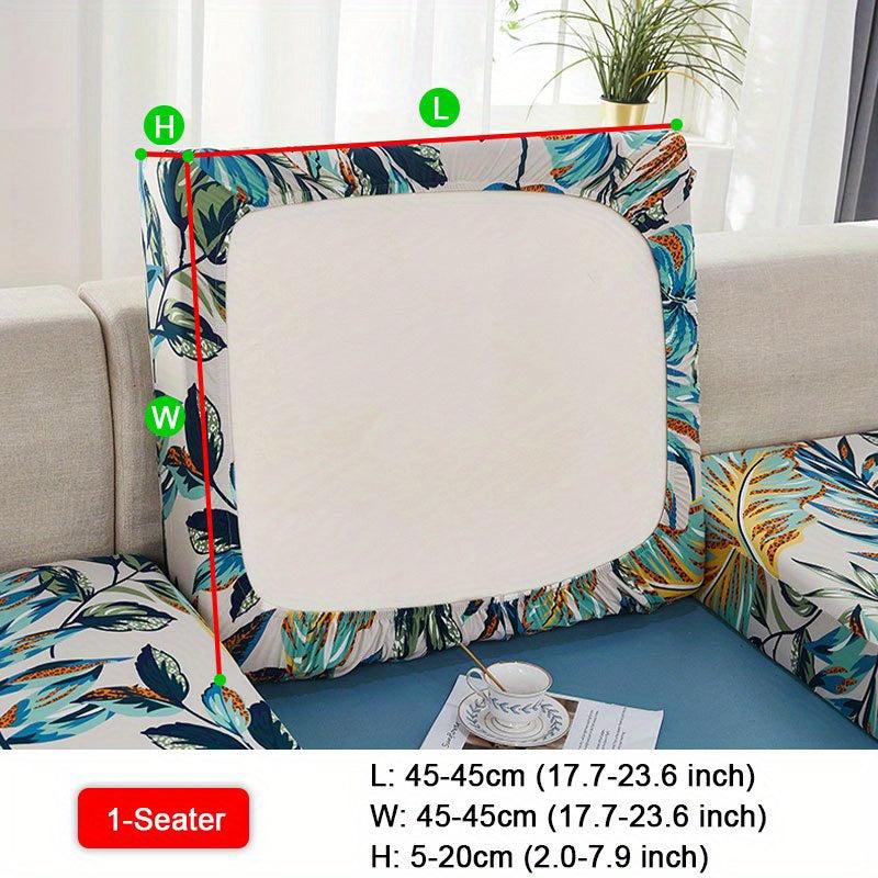 Printed Leaf Elastic Sofa Slipcover Anti dirty Spandex Sofa Cover Couch Cover