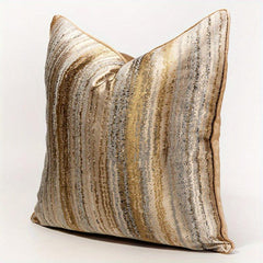 Polyester Throw Pillow Cover Multicolor Geometric Stripe Living Room Decor