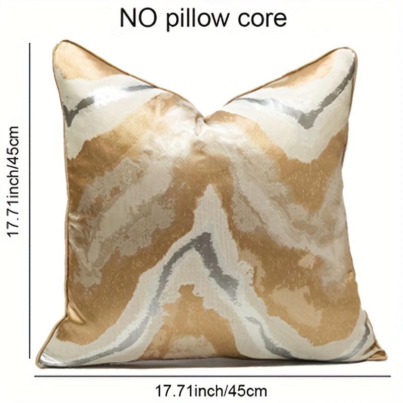 Polyester Throw Pillow Cover Multicolor Geometric Stripe Living Room Decor