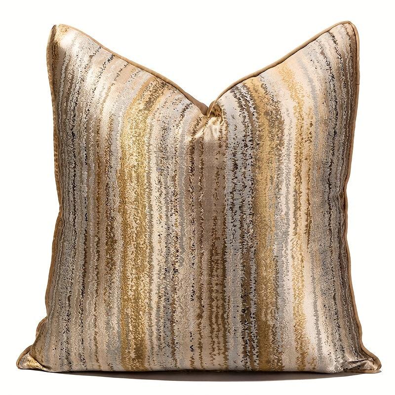 Polyester Throw Pillow Cover Multicolor Geometric Stripe Living Room Decor
