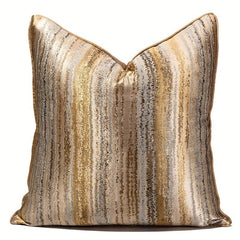 Polyester Throw Pillow Cover Multicolor Geometric Stripe Living Room Decor