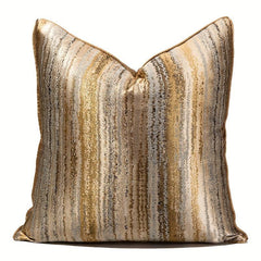 Polyester Throw Pillow Cover Multicolor Geometric Stripe Living Room Decor