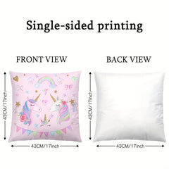 Short Plush Digital Printed Pillow Case Nordic Peacock Feather Sofa Pillow Case