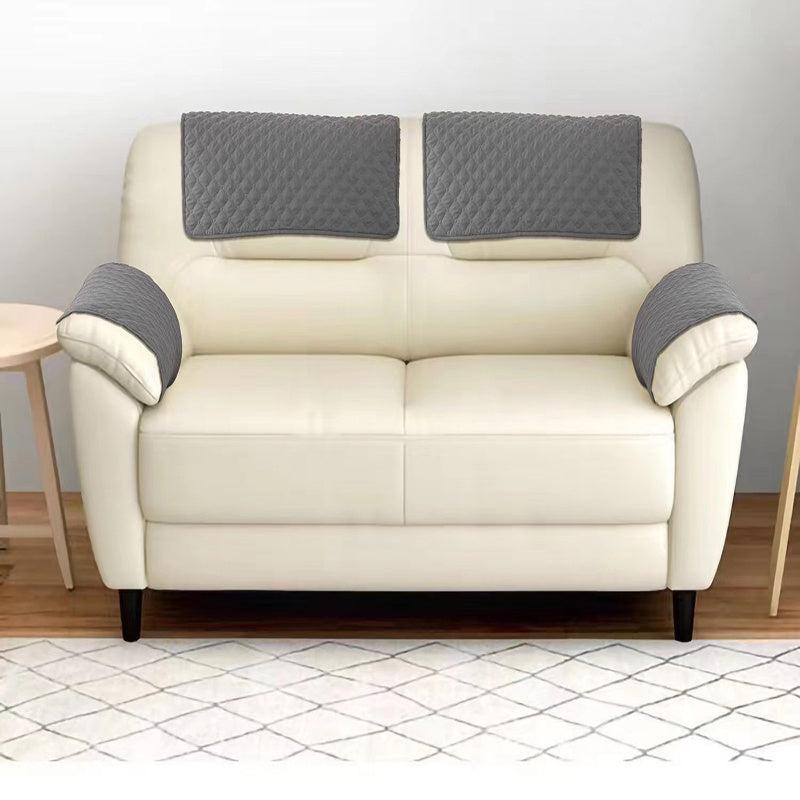Waterproof Sofa Headrest Cover Armrest Set with Storage Layer