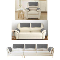 Waterproof Sofa Headrest Cover Armrest Set with Storage Layer