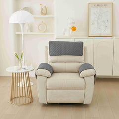 Waterproof Sofa Headrest Cover Armrest Set with Storage Layer