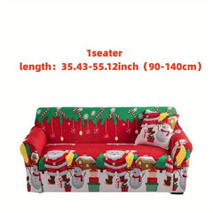 Christmas Santa Claus Sofa Slipcover Furniture Protector