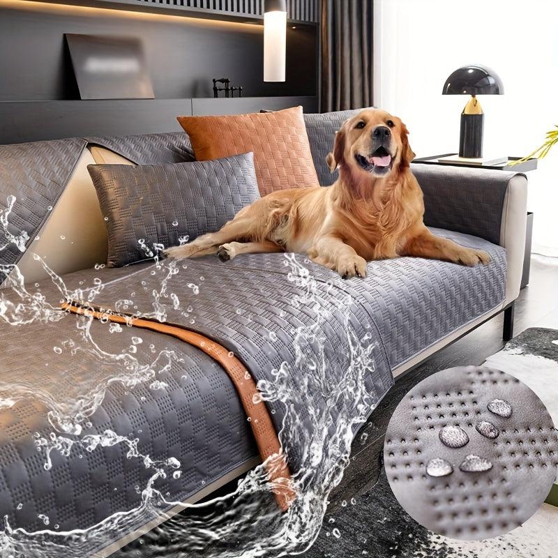 Leathaire Anti-Splashing Sofa Slipcover Waterproof Universal Furniture Protector