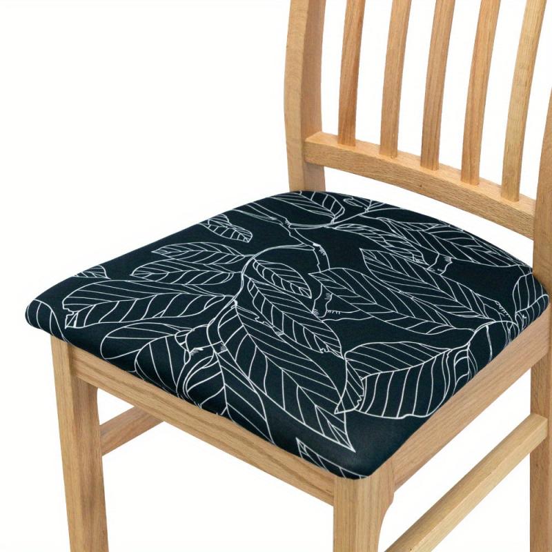 Jacquard Elastic Cushion Cover for Dining Chair
