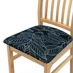 Jacquard Elastic Cushion Cover for Dining Chair
