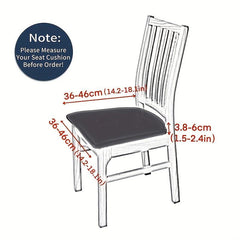 Jacquard Elastic Cushion Cover for Dining Chair